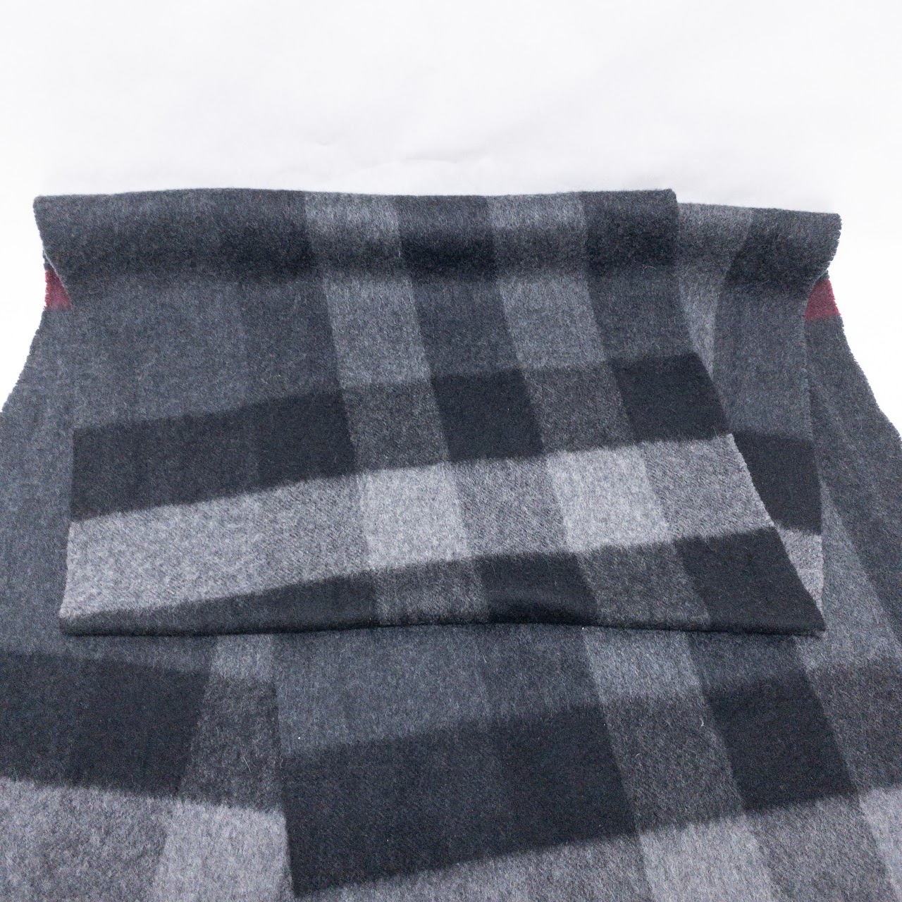 Burberry London Grey Cashmere Scarf