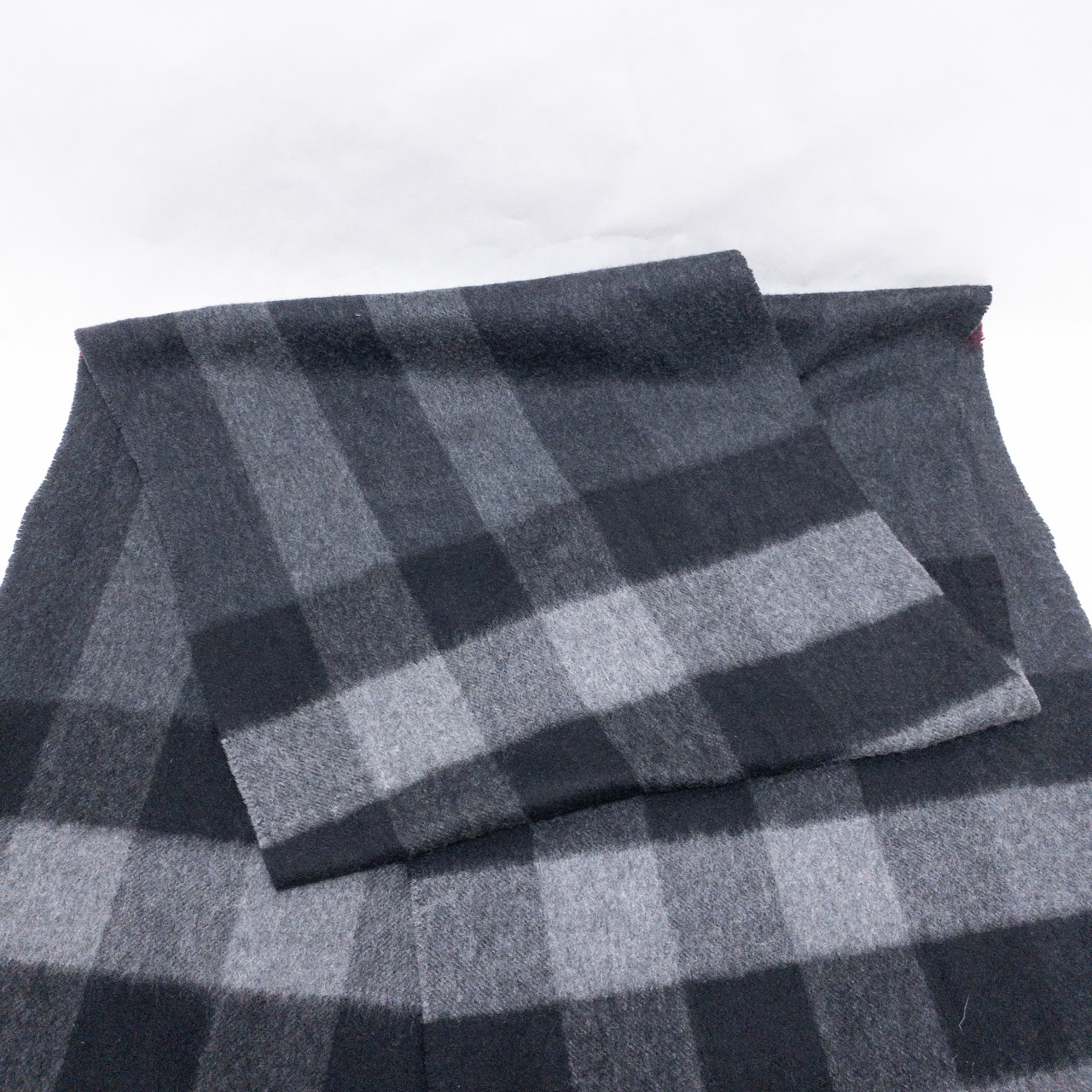 Burberry London Grey Cashmere Scarf