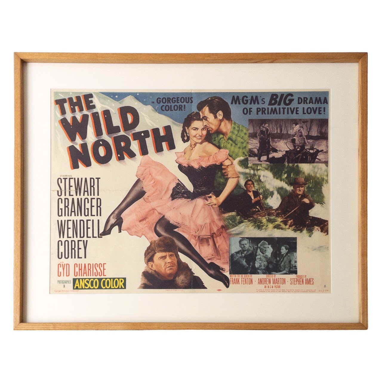 'The Wild North' Original Half-Sheet Movie Poster