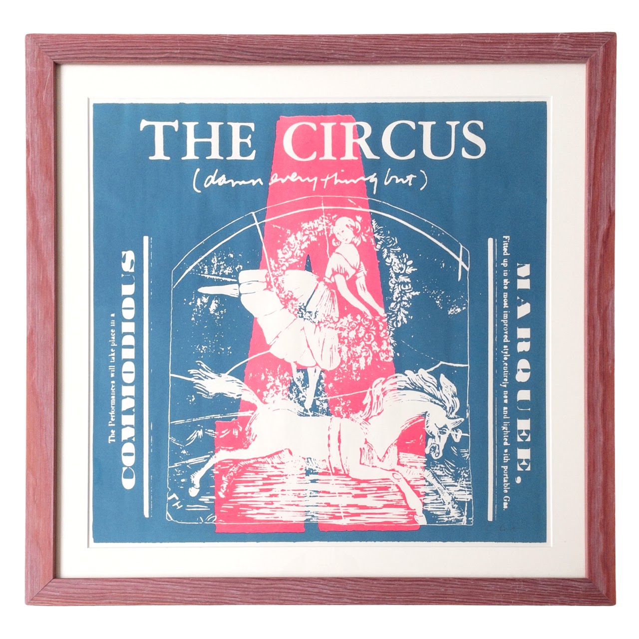 'The Circus' Signed Lithograph