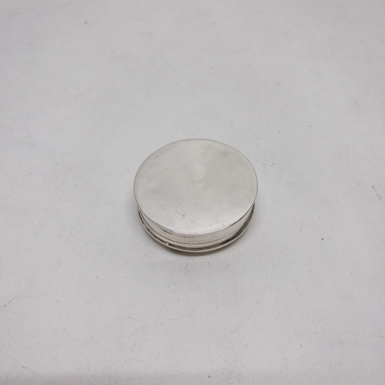 Sterling Silver Floral Pill Box