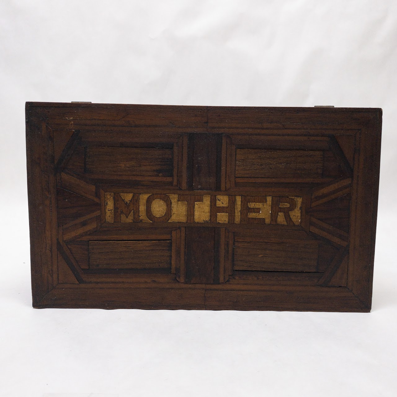 Handcrafted Mixed Wood 'Mother' Jewelry Chest