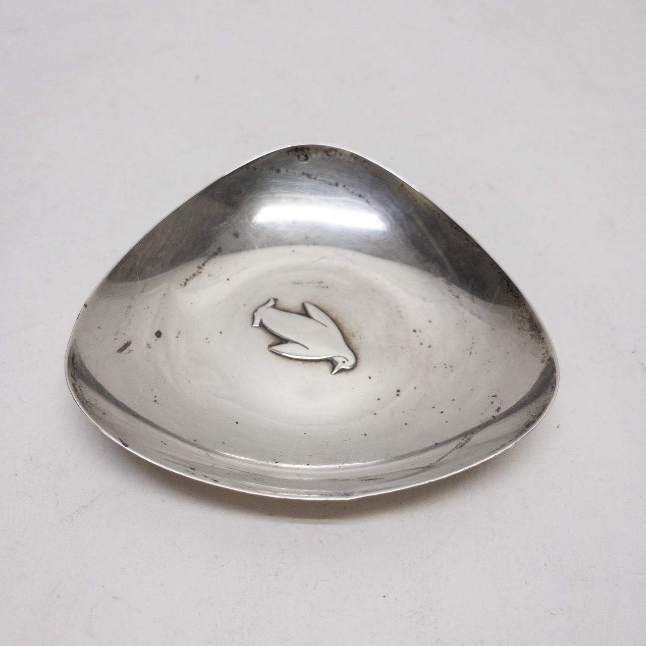 Silver Penguin Trinket Dish