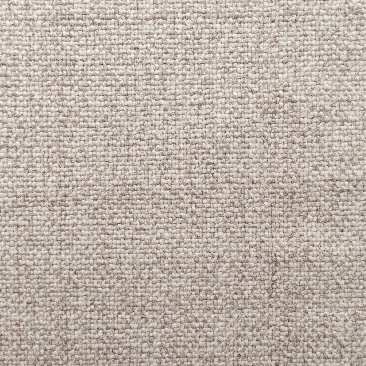 Beige Heathered Wool Area Rug