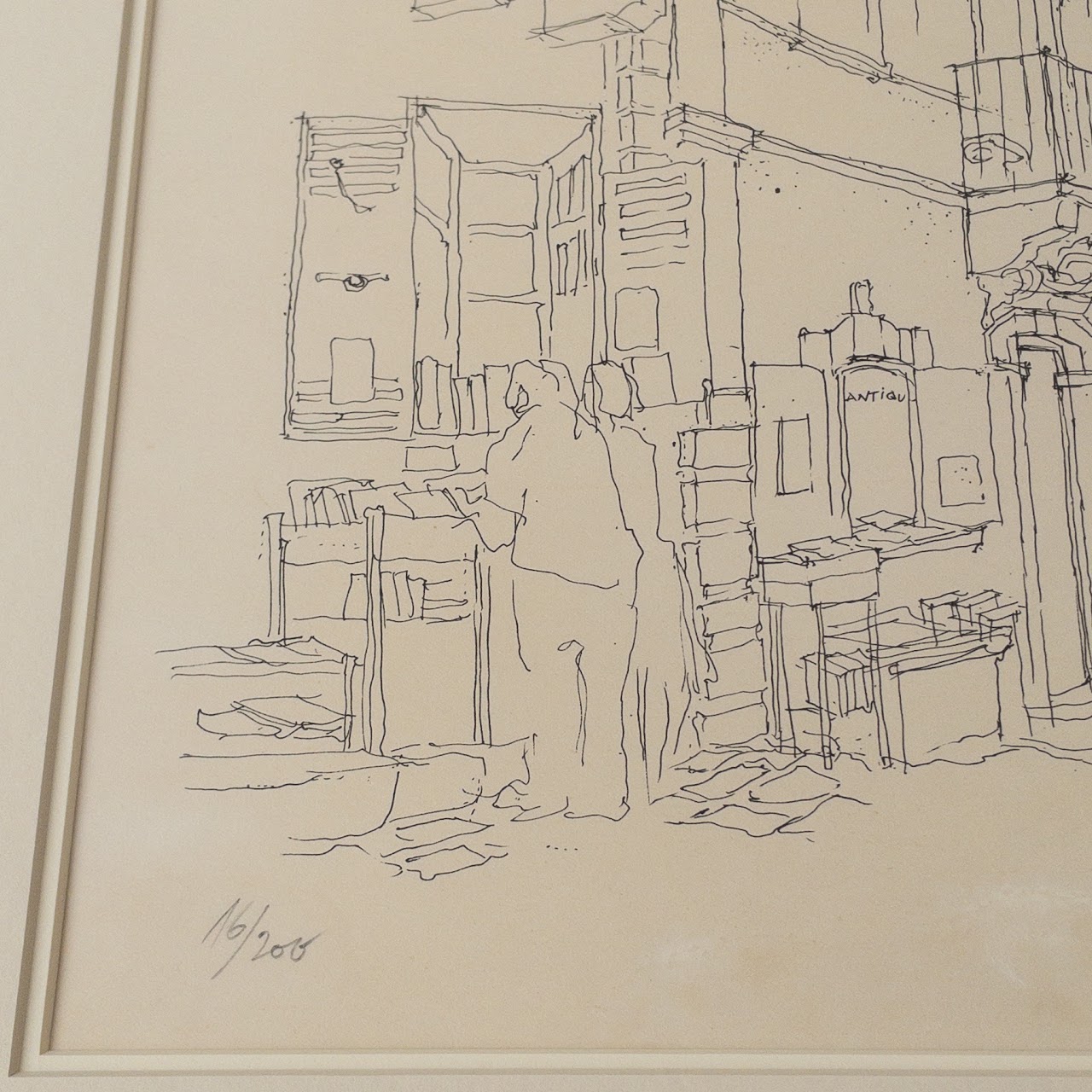 Signed 'Ascona, Casa Serodine' Lithograph