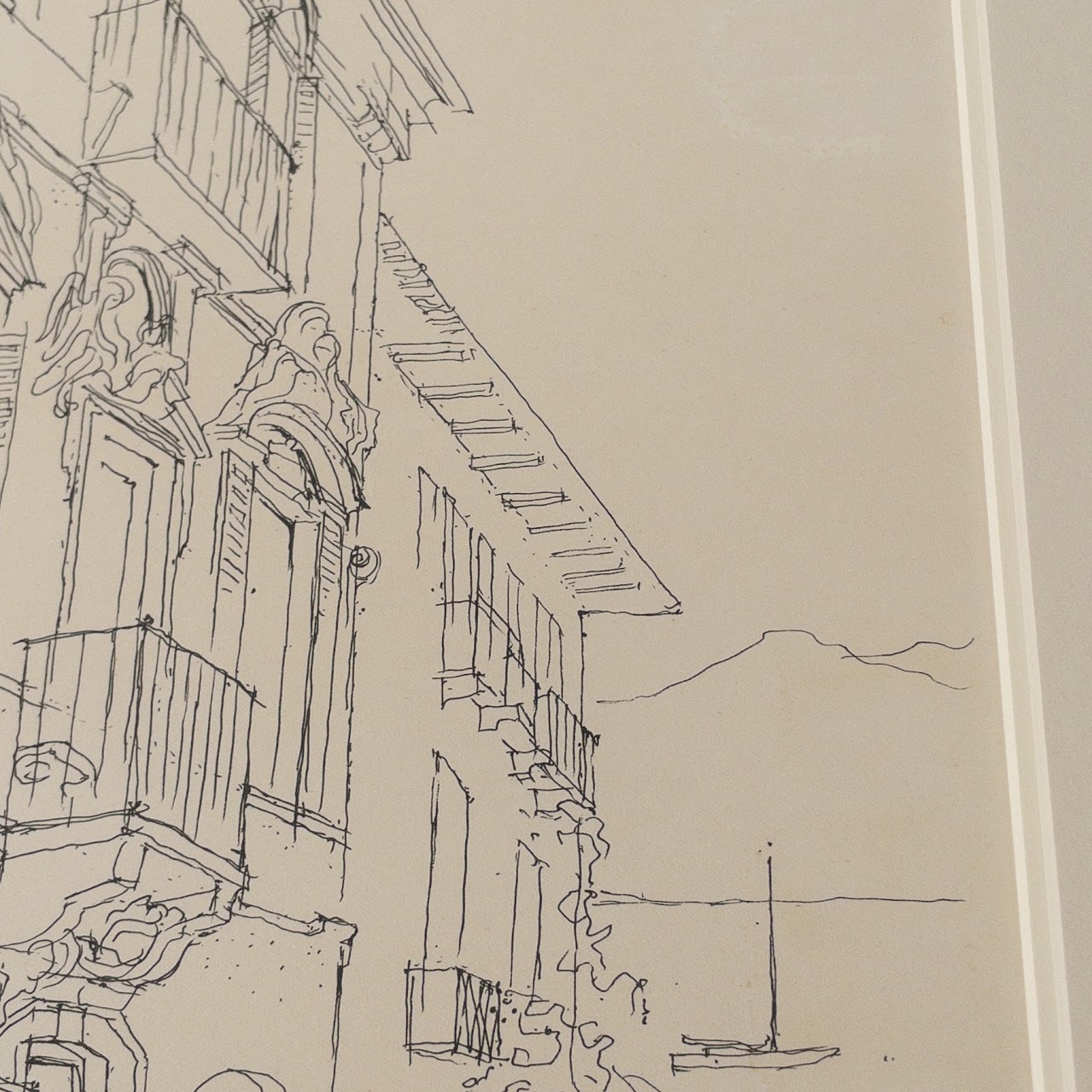 Signed 'Ascona, Casa Serodine' Lithograph