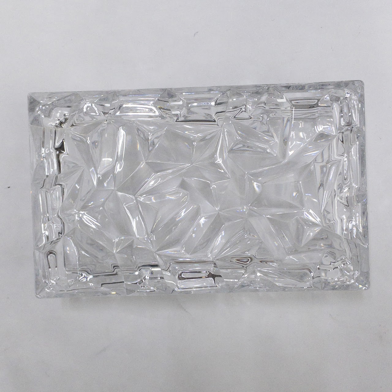 Tiffany & Co. Rock Cut Crystal Box