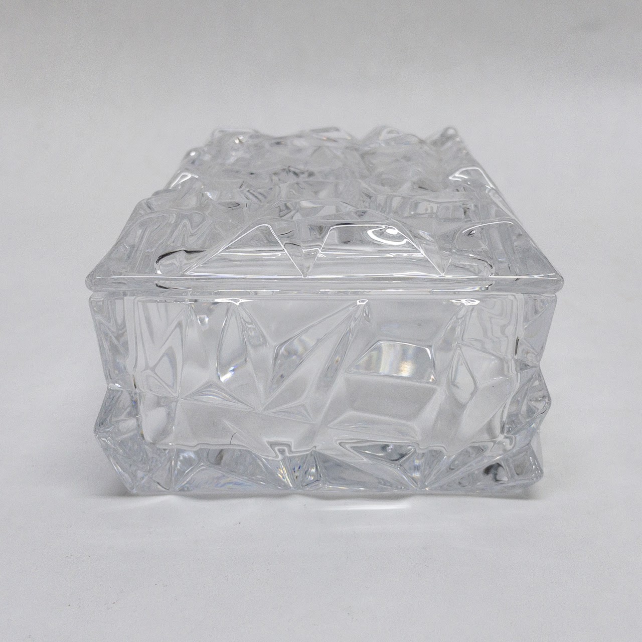 Tiffany & Co. Rock Cut Crystal Box