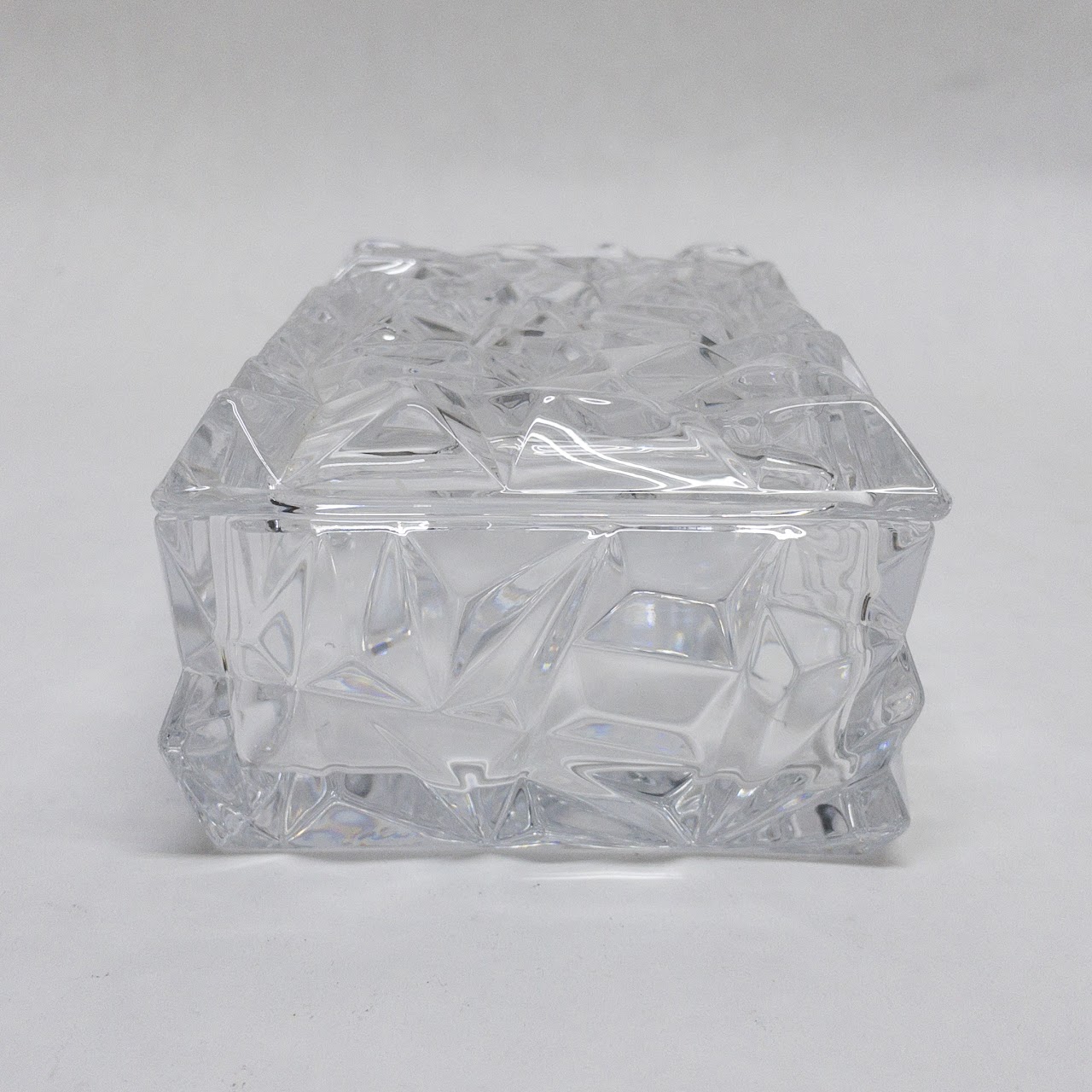 Tiffany & Co. Rock Cut Crystal Box