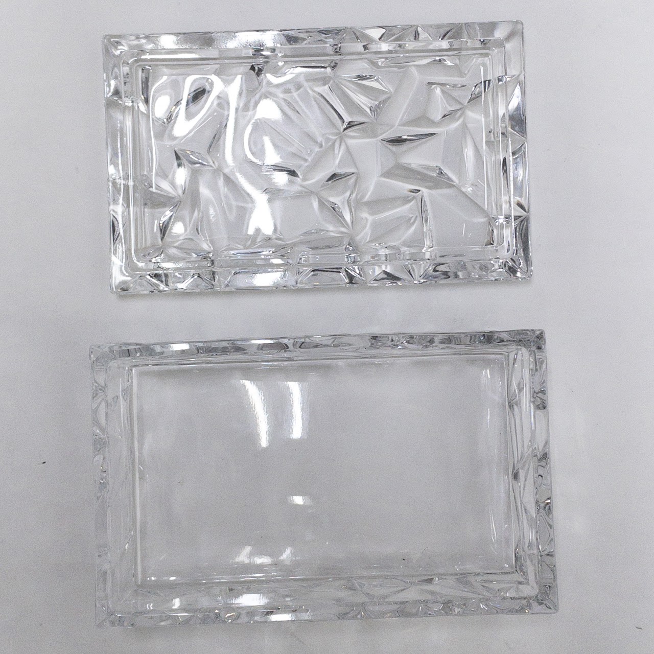 Tiffany & Co. Rock Cut Crystal Box