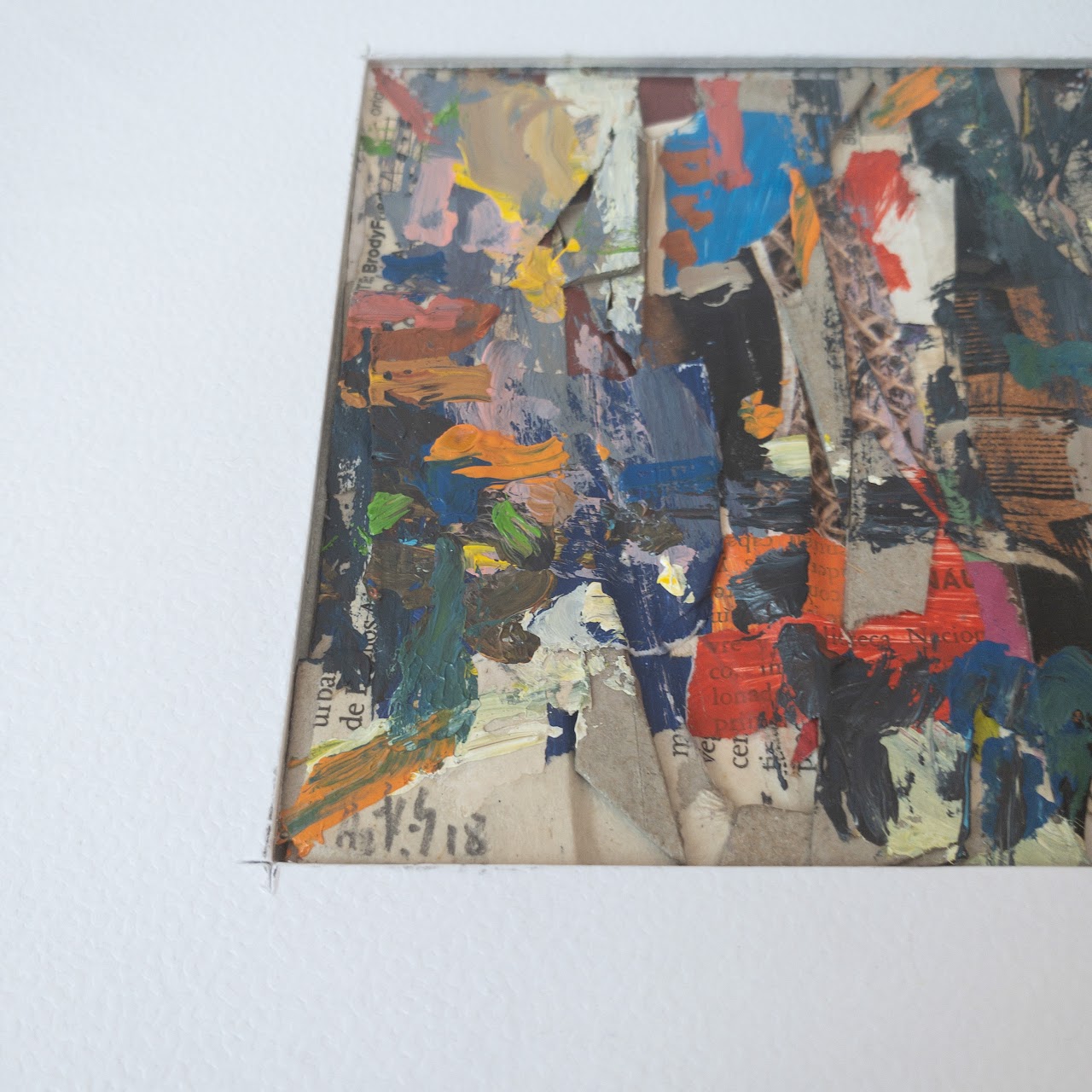 Mixed Media Signed Collage