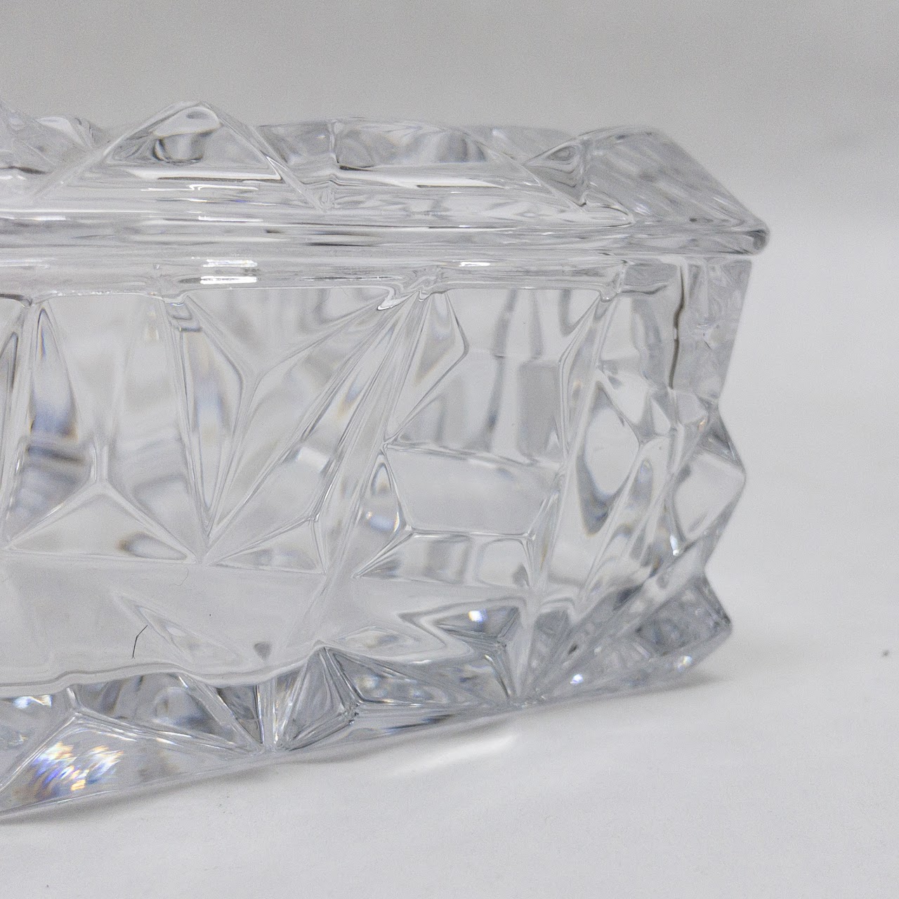 Tiffany & Co. Rock Cut Crystal Box