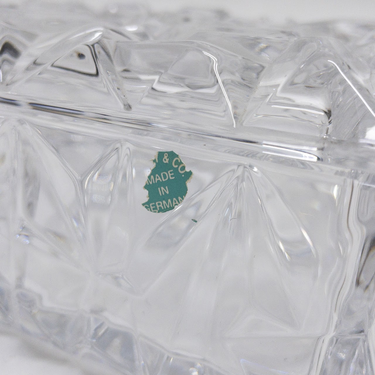 Tiffany & Co. Rock Cut Crystal Box