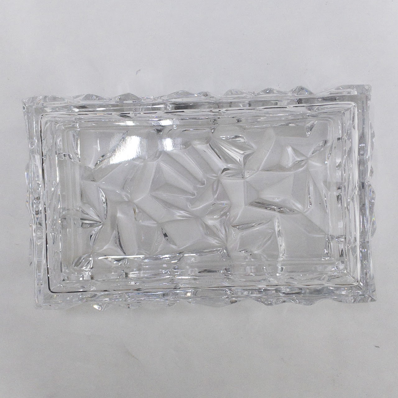 Tiffany & Co. Rock Cut Crystal Box