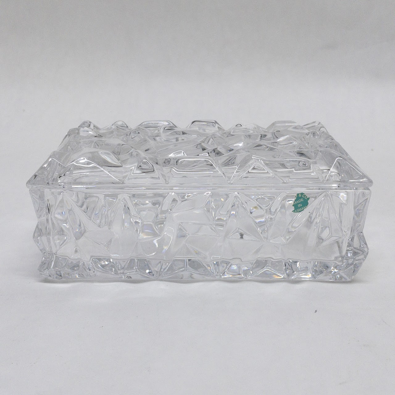 Tiffany & Co. Rock Cut Crystal Box