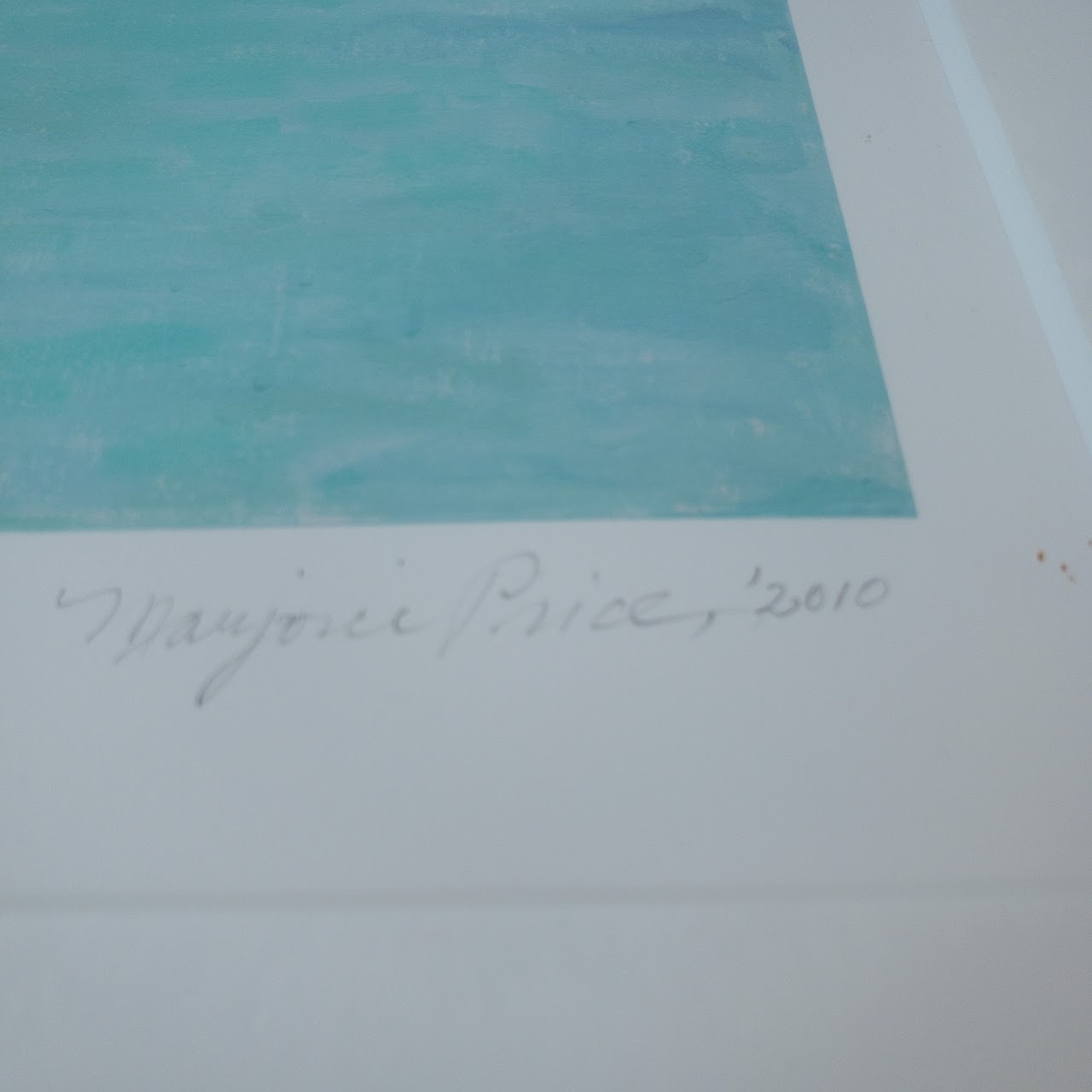 Marjorie Price Signed 'The First Bathers' Artist's Proof Print