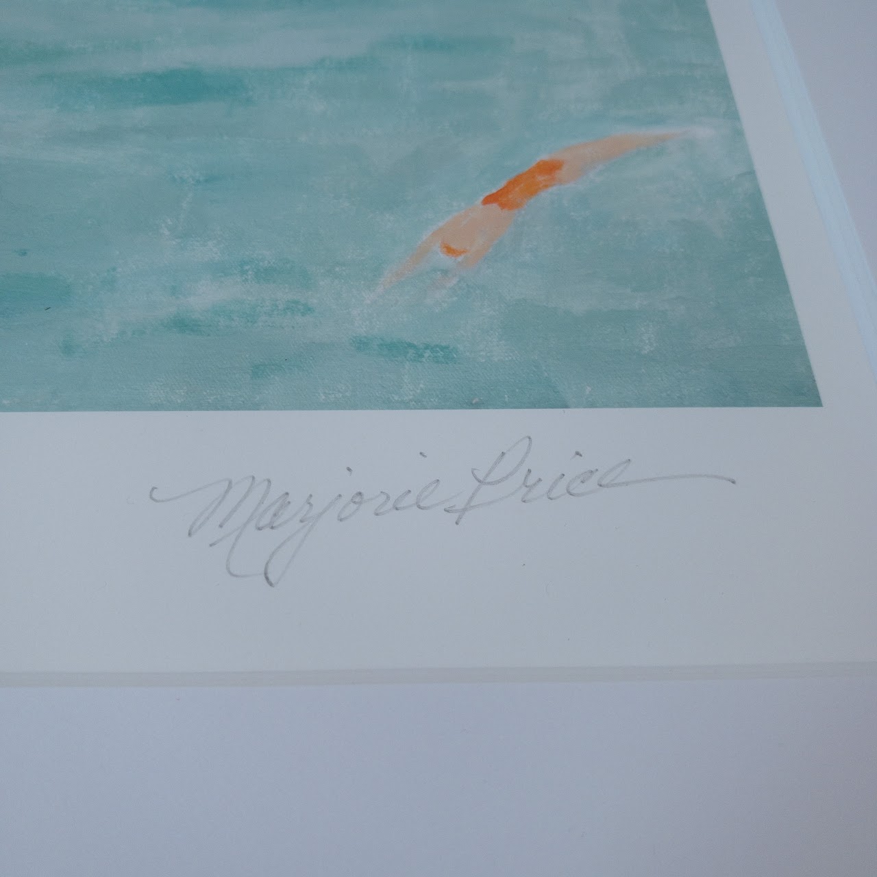 Marjorie Price Signed 'Morning Dip II' Limited Edition Print