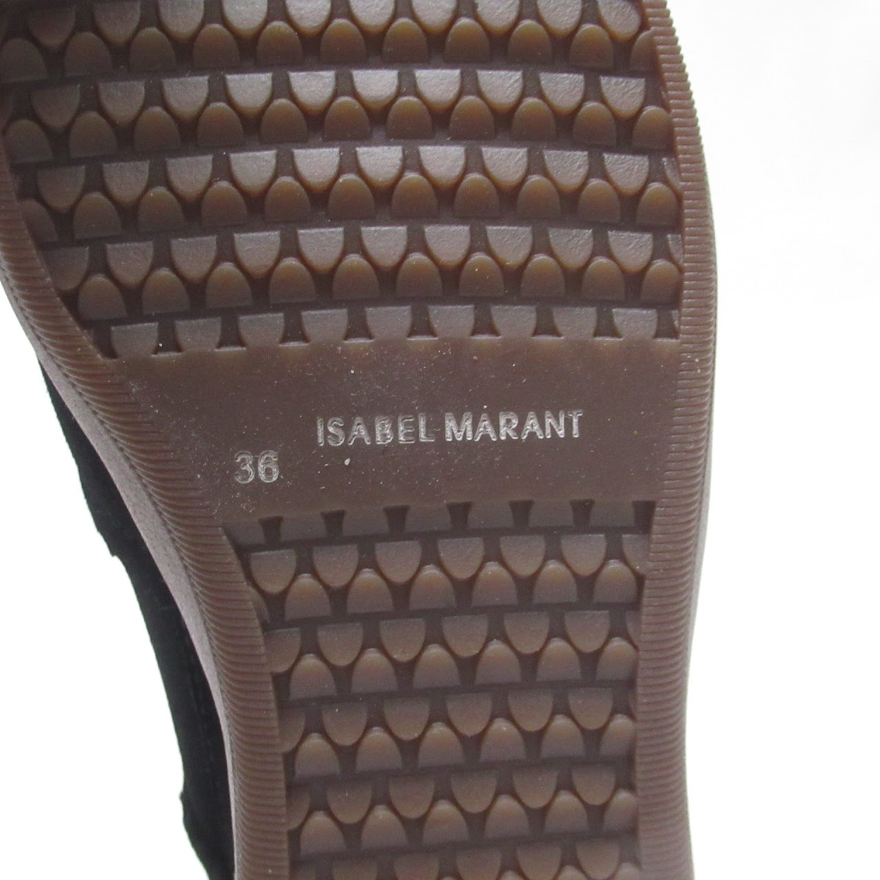 Isabel Marant  Black High Top Wedge  Sneakers