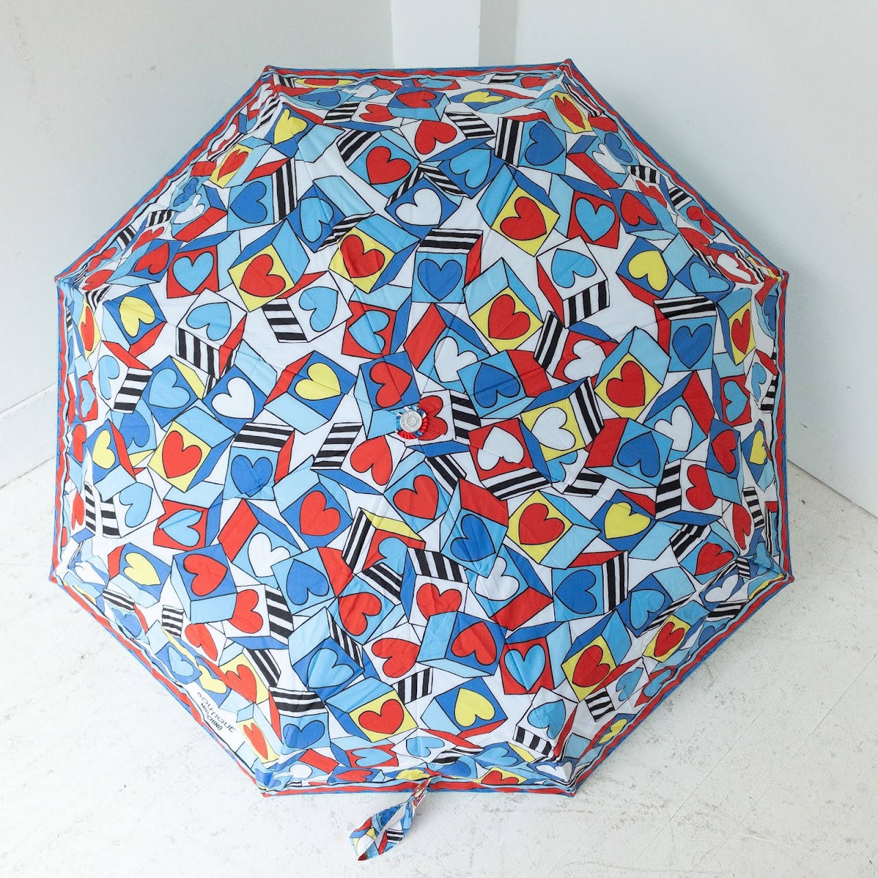 Moschino Boutique Hearts Umbrella