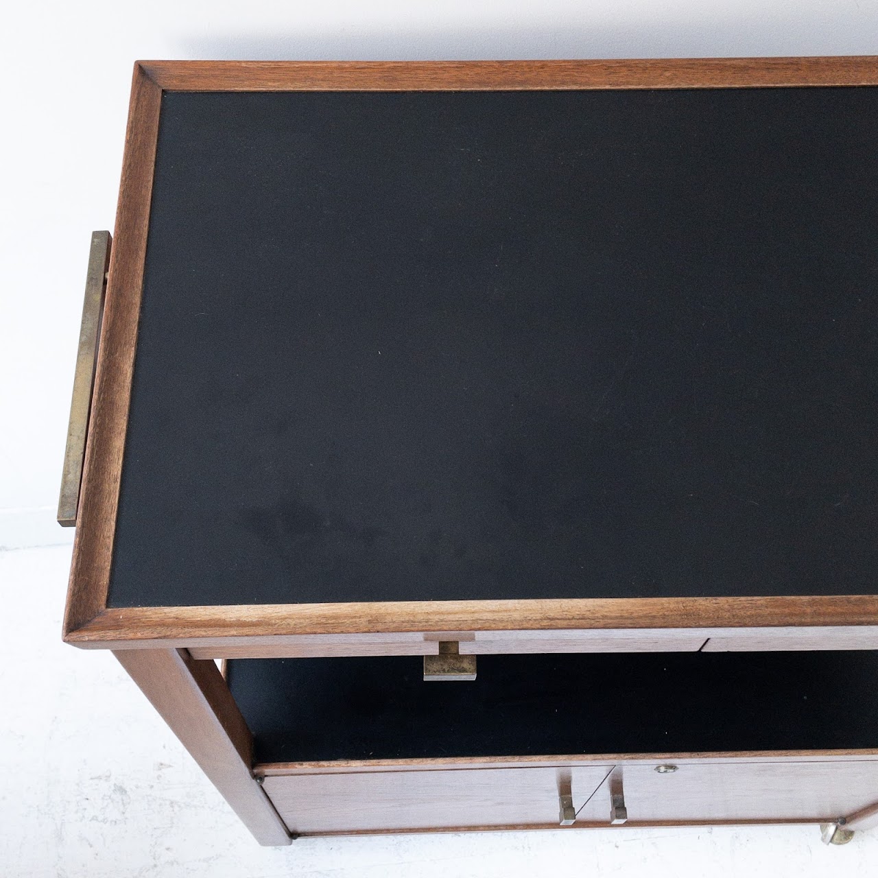 Mid-Century Rolling Bar Cart