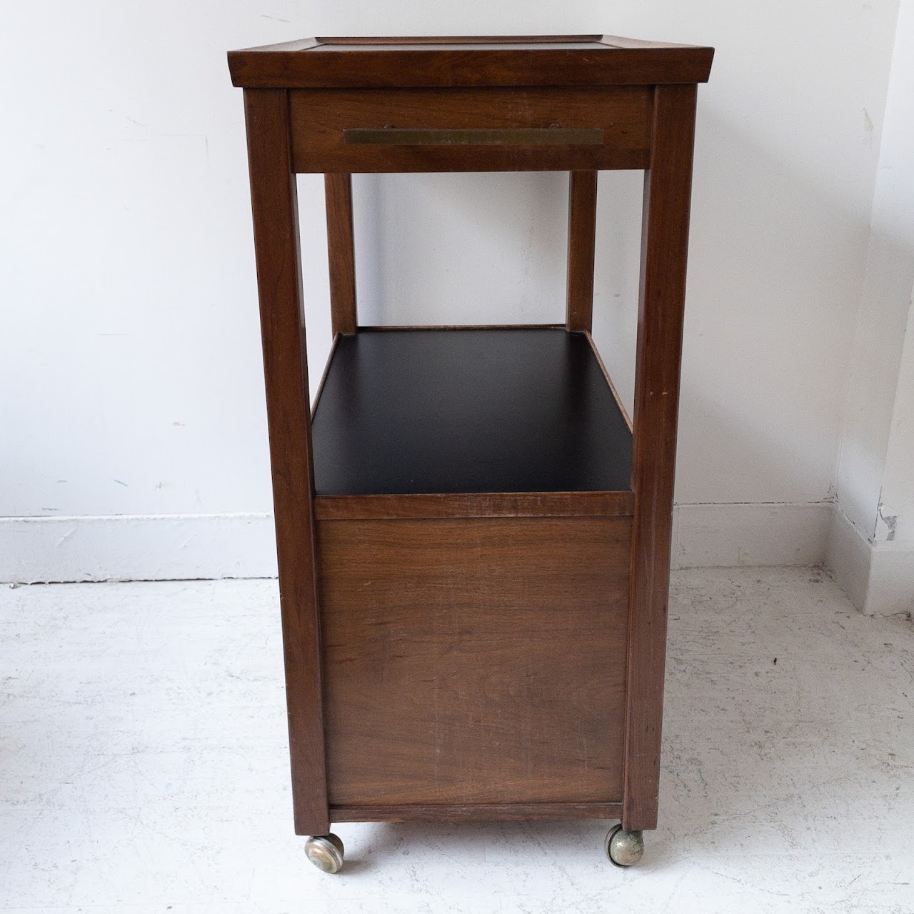 Mid-Century Rolling Bar Cart