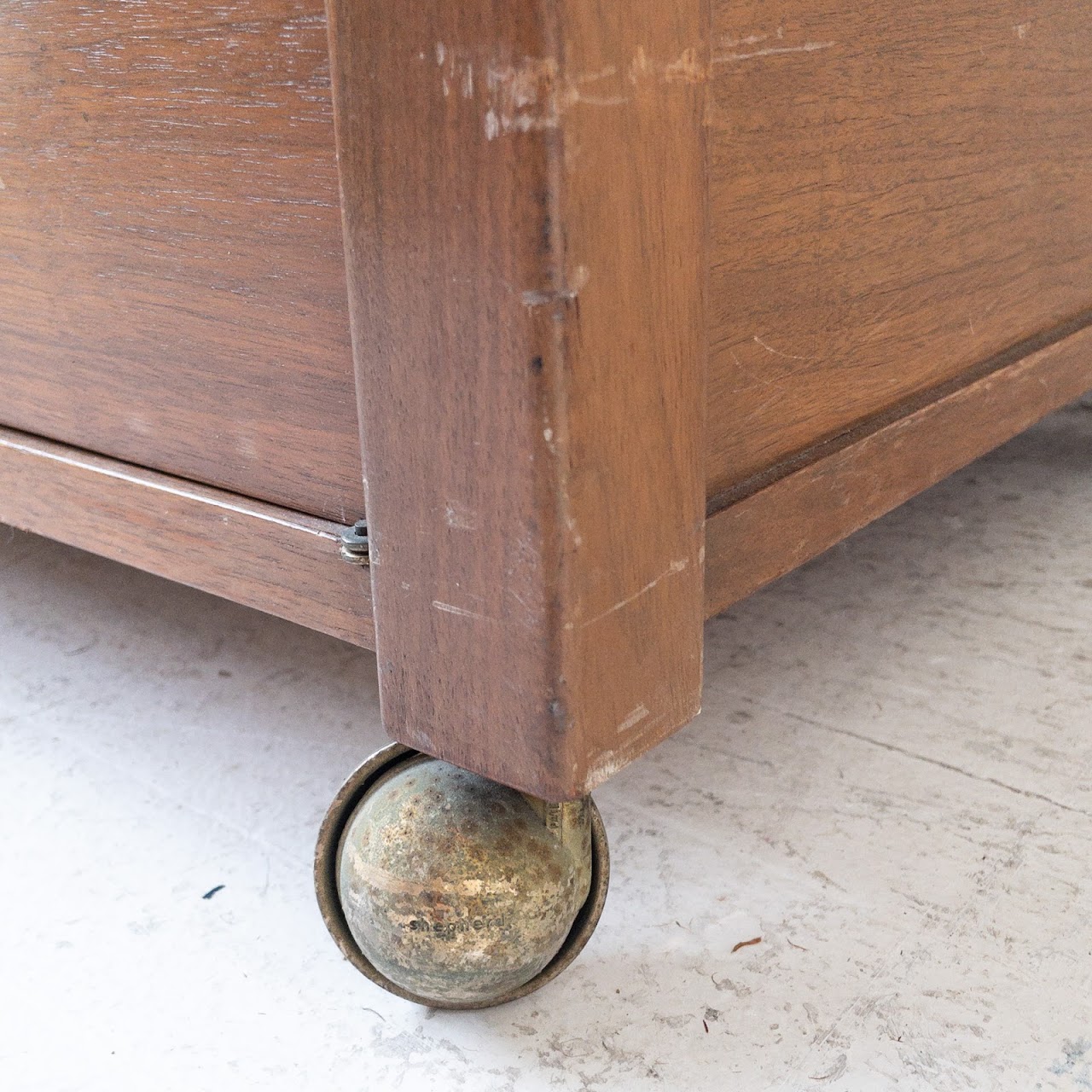 Mid-Century Rolling Bar Cart