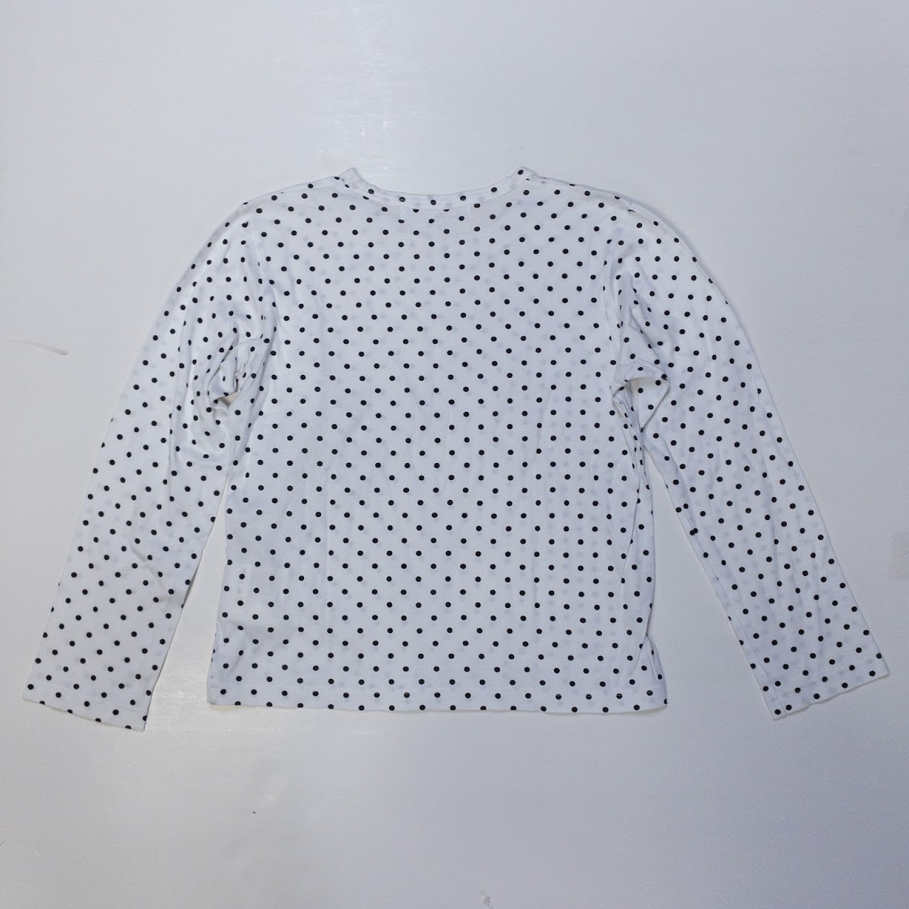 Comme des Garcons Girl's Long Sleeve Polka Dot T-Shirt