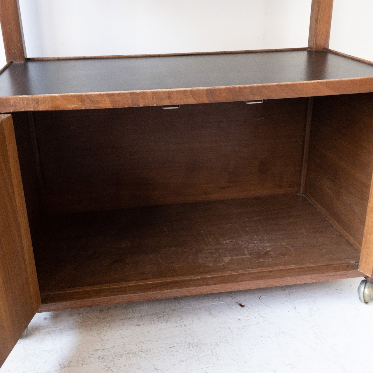 Mid-Century Rolling Bar Cart