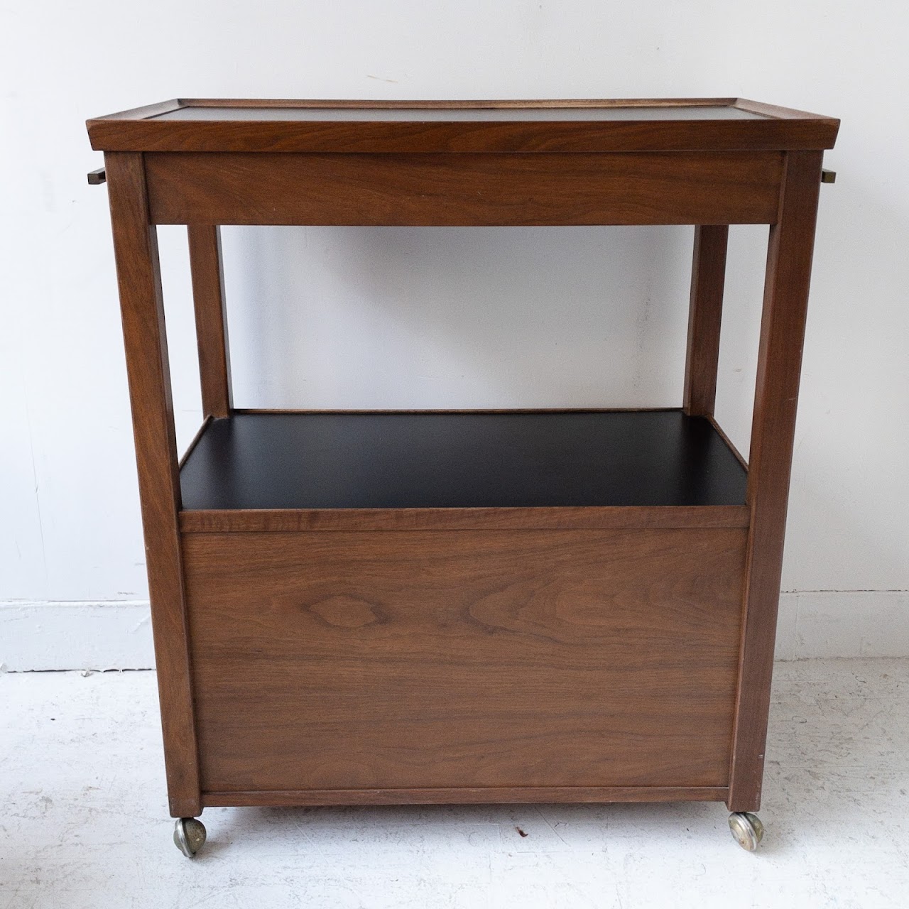 Mid-Century Rolling Bar Cart