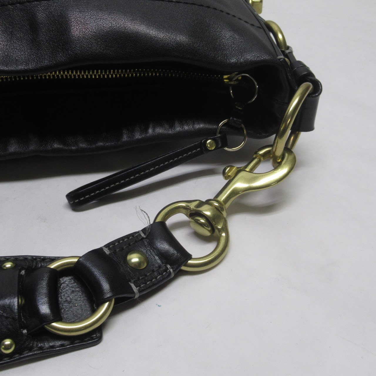 Coach Strap Detail Shoulder Bag