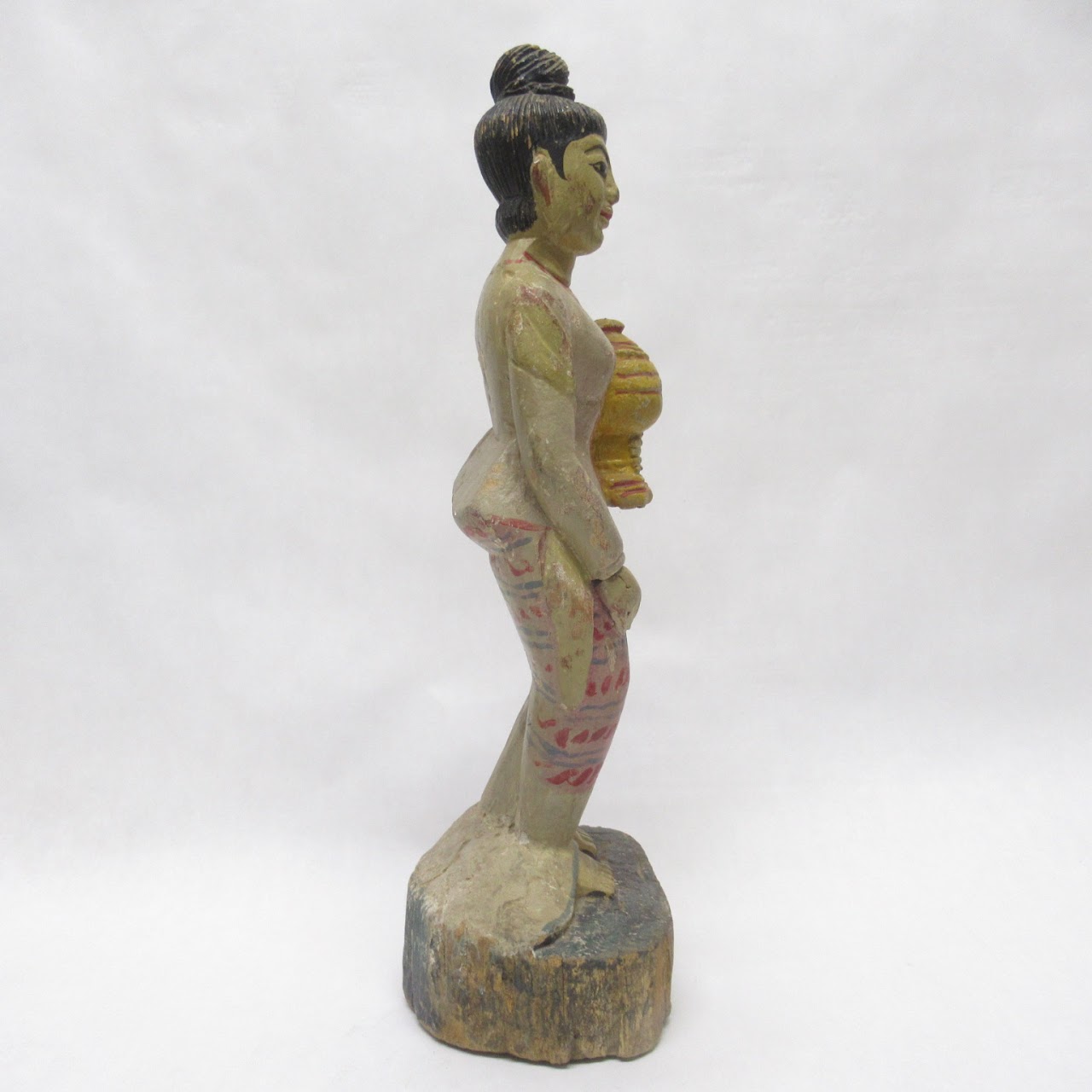 Carved Wood East Asian Sculpture