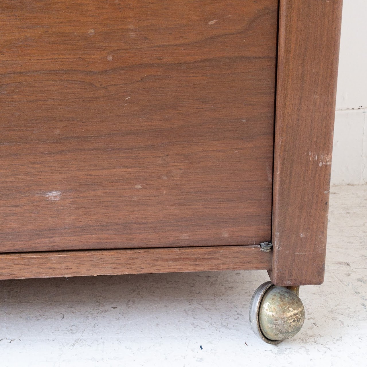 Mid-Century Rolling Bar Cart