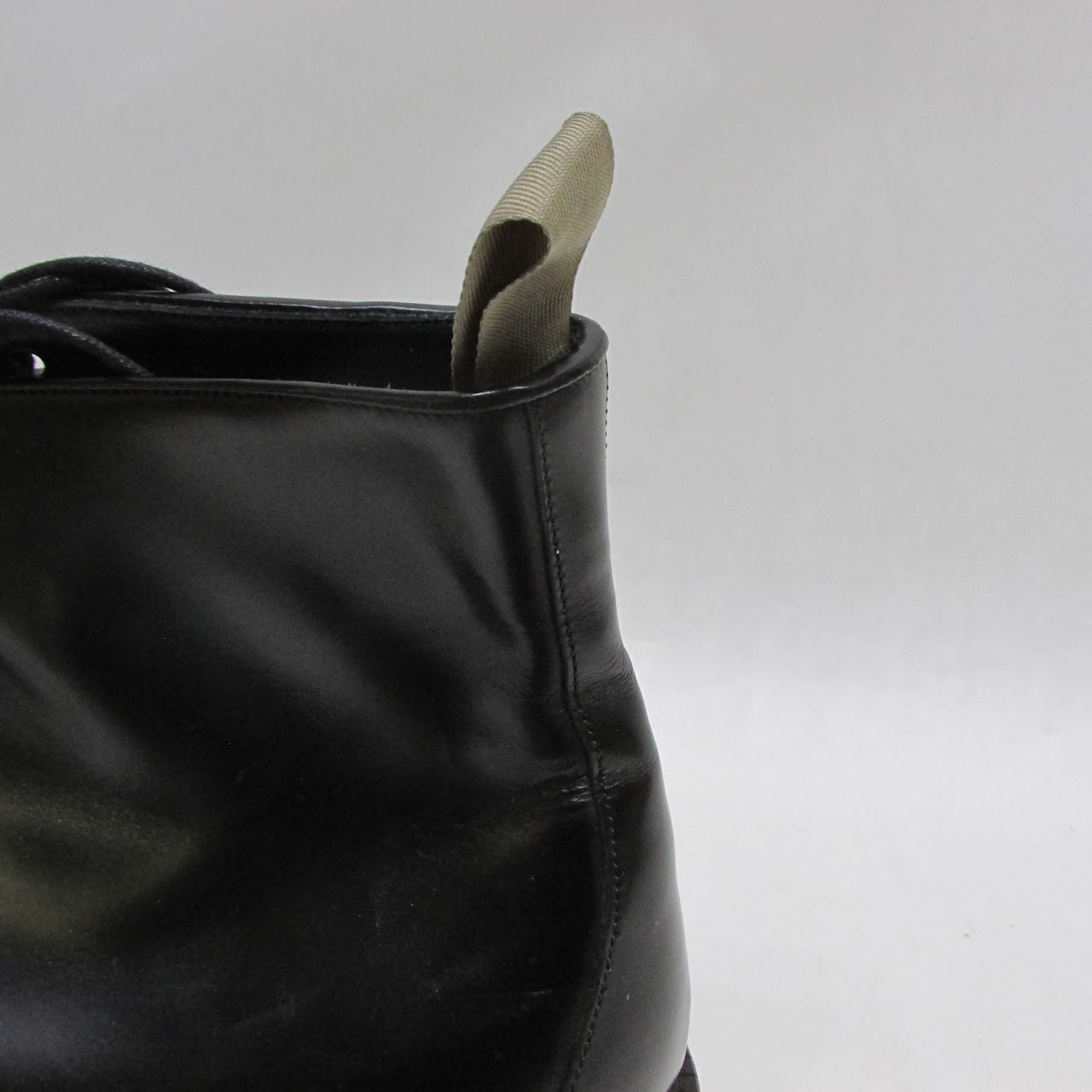 Burberry Black Leather Boots