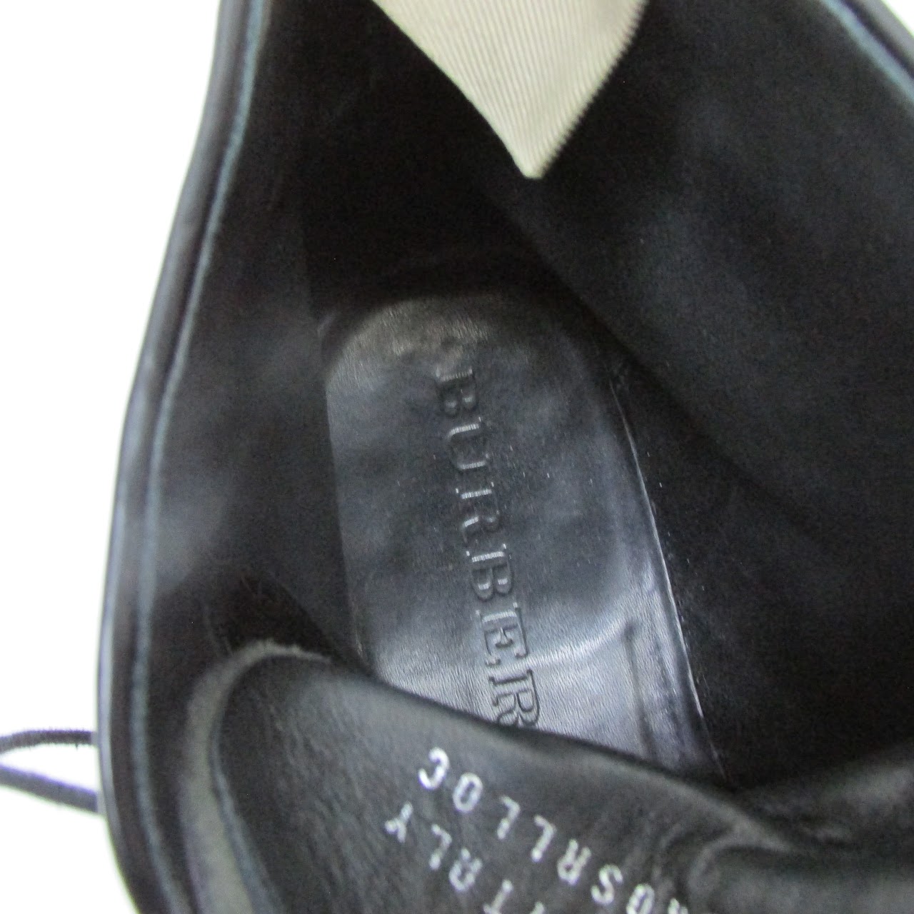 Burberry Black Leather Boots