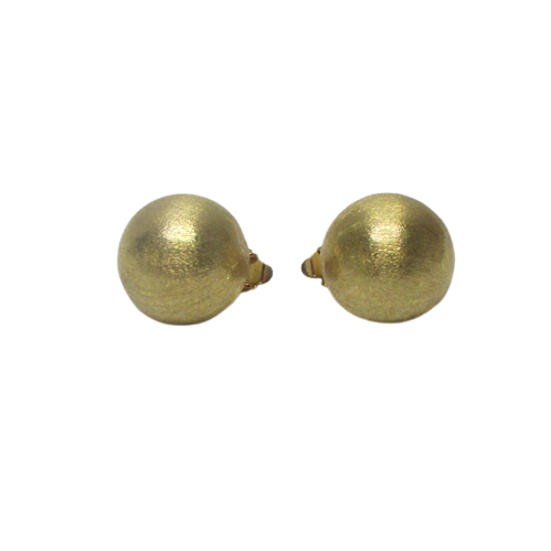 18K Gold Clip On Earrings