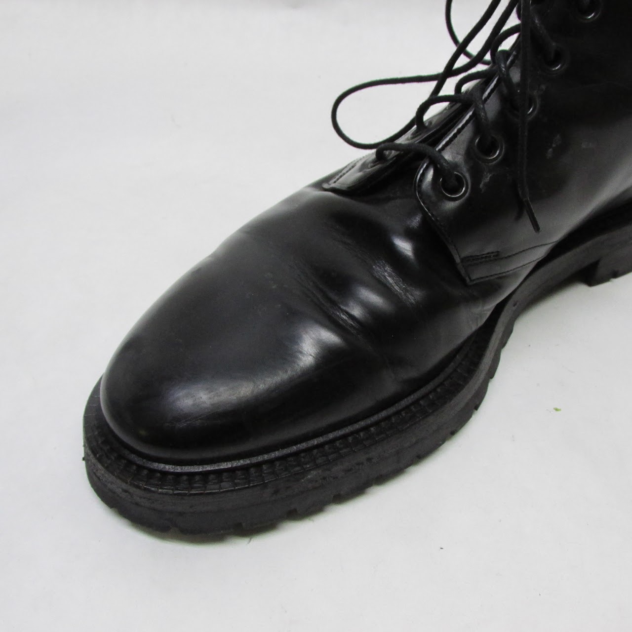 Burberry Black Leather Boots