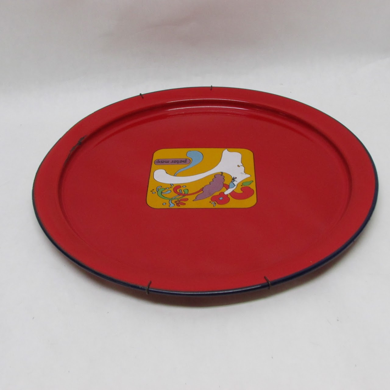 Peter Max Enamelware Serving Tray by Ernest John Creations