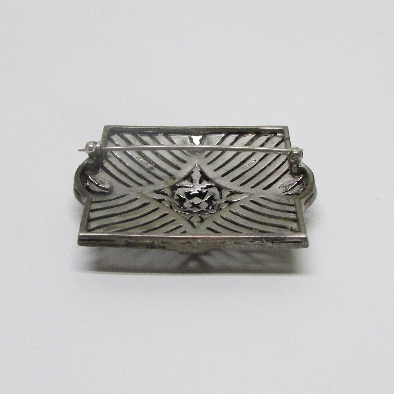 Sterling Silver & Marcasite Vintage Brooch