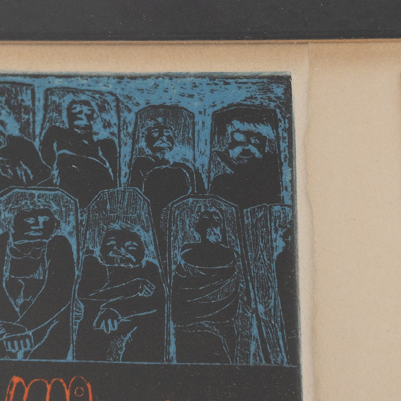 Karen Levy Signed Artist's Proof 'Soul of the Dead Ones' Etching Duo