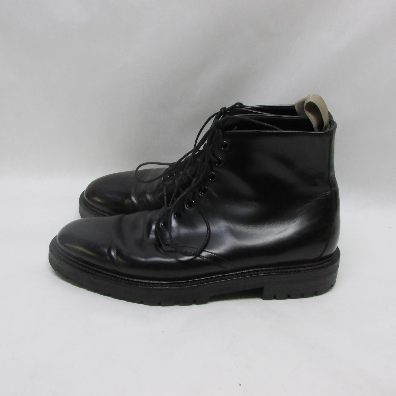 Burberry Black Leather Boots