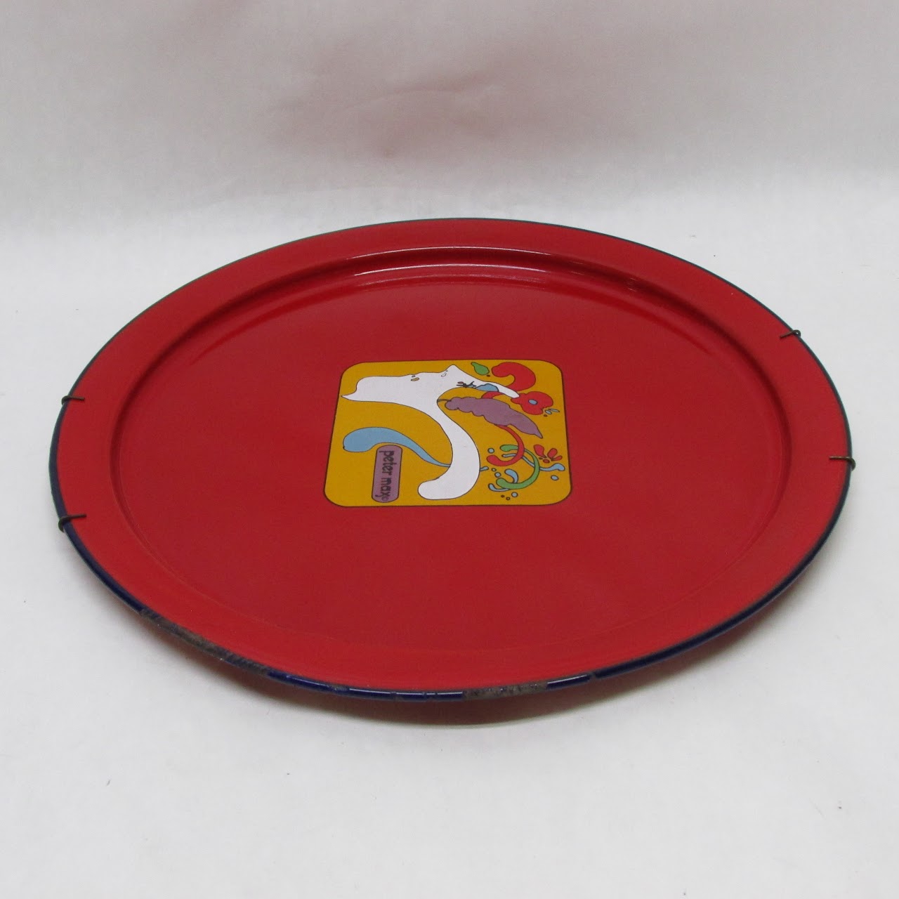 Peter Max Enamelware Serving Tray by Ernest John Creations