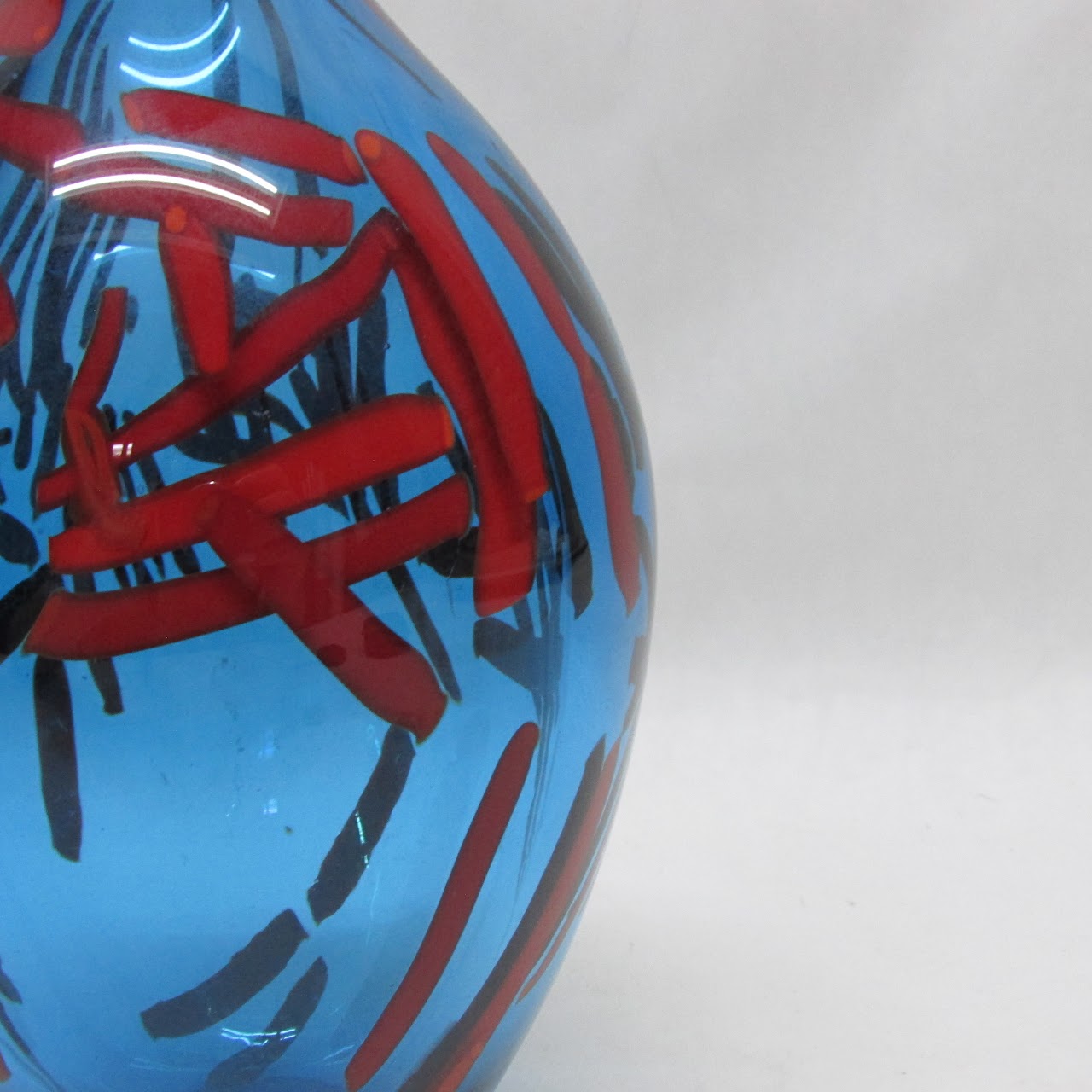 Eric Rubenstein Signed Art Glass Vase