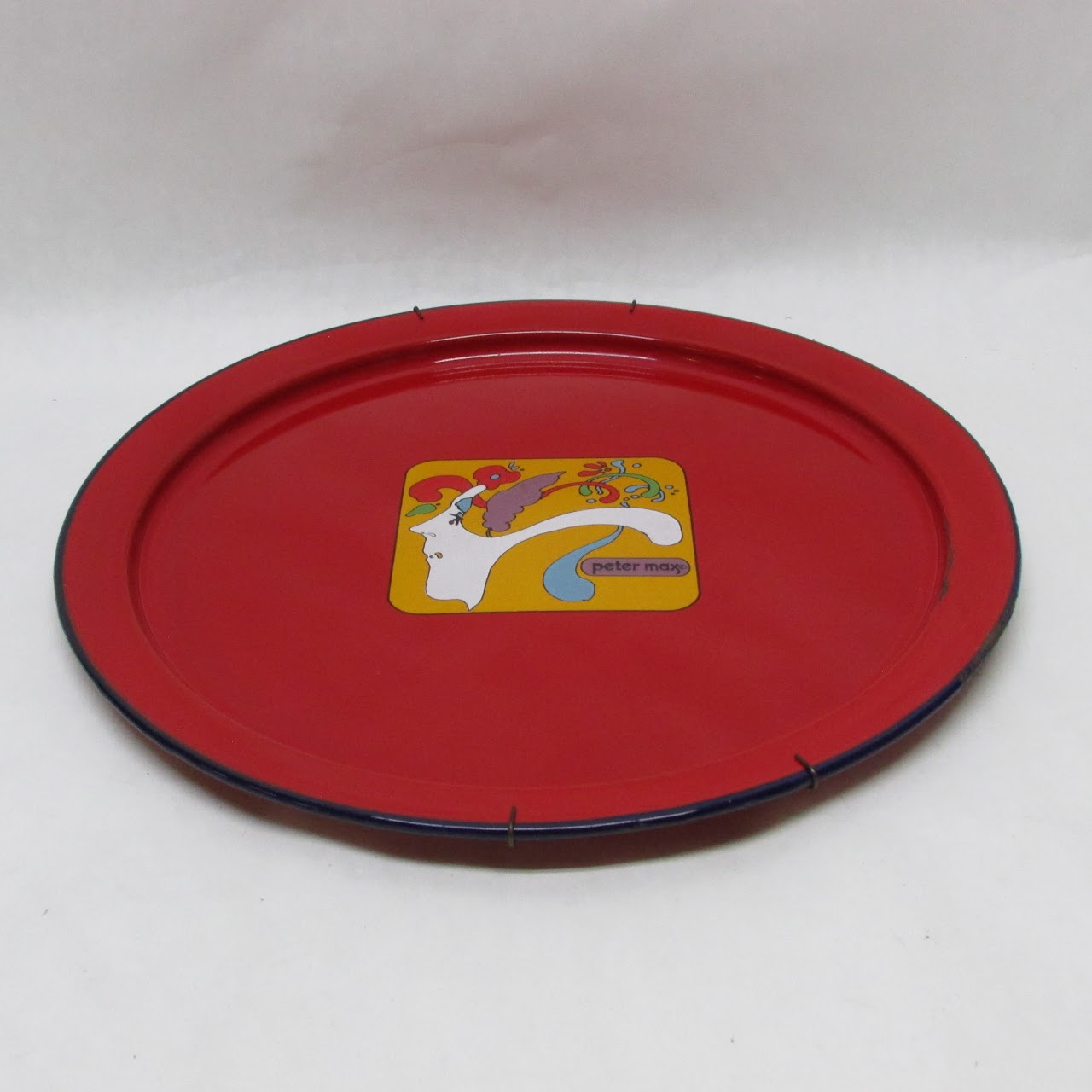 Peter Max Enamelware Serving Tray by Ernest John Creations