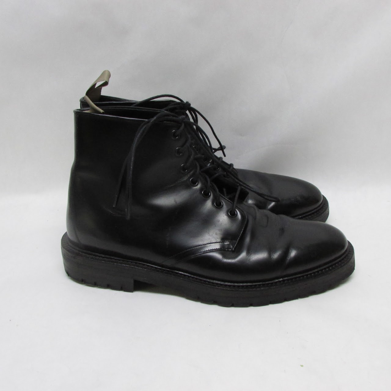 Burberry Black Leather Boots