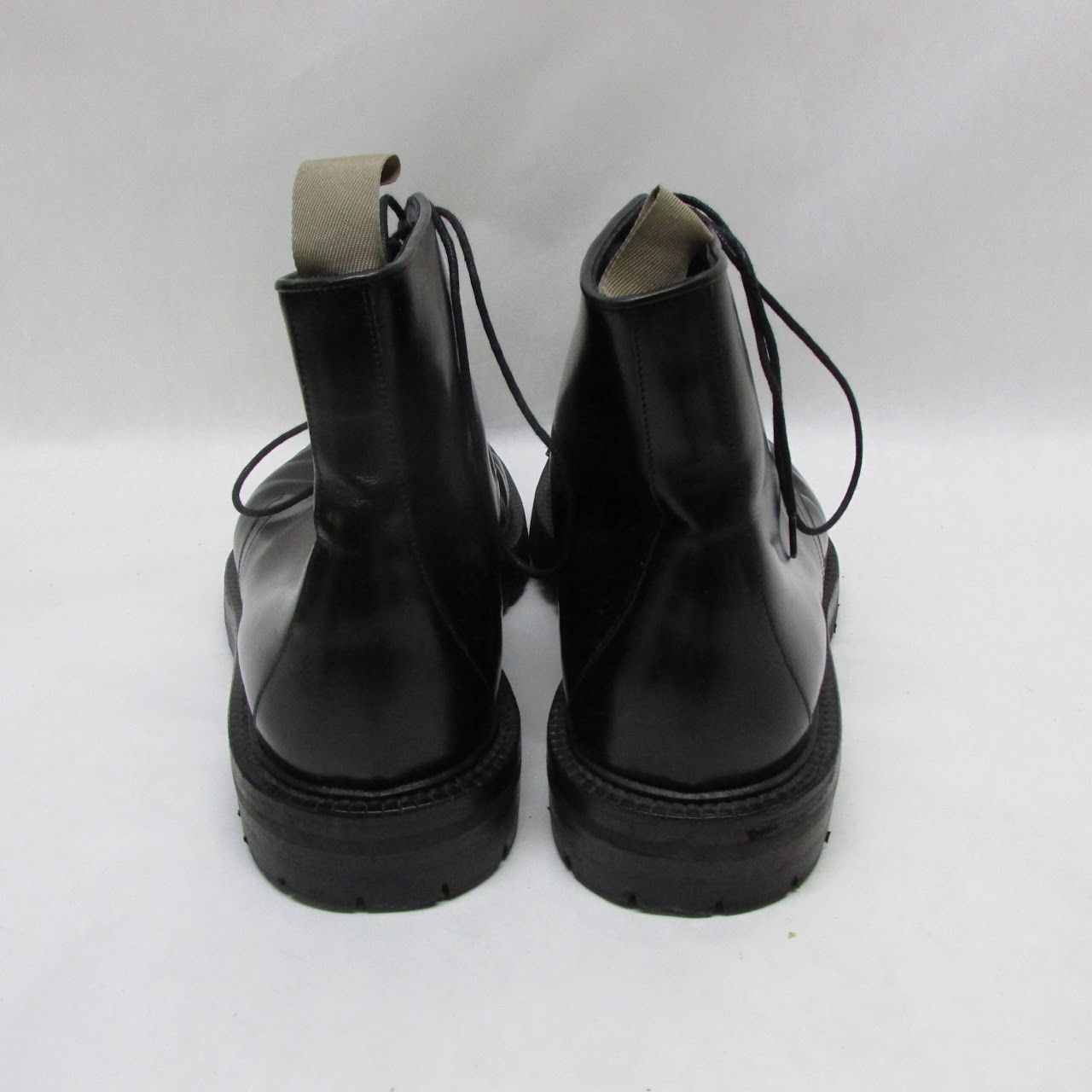 Burberry Black Leather Boots