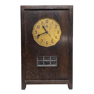 Stickley Mission Oak Mantel Clock