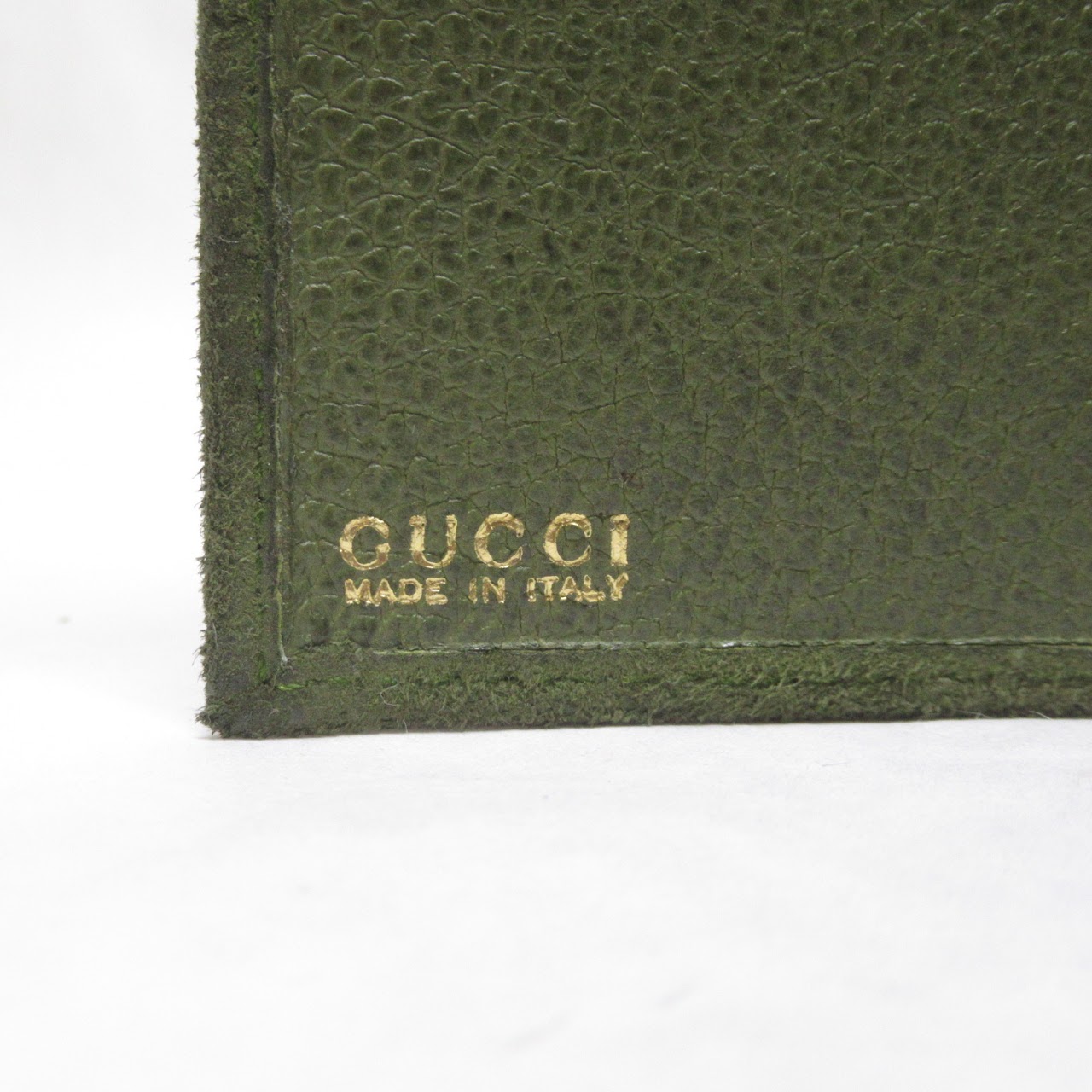 Gucci Vintage Suede and Leather Continental Wallet