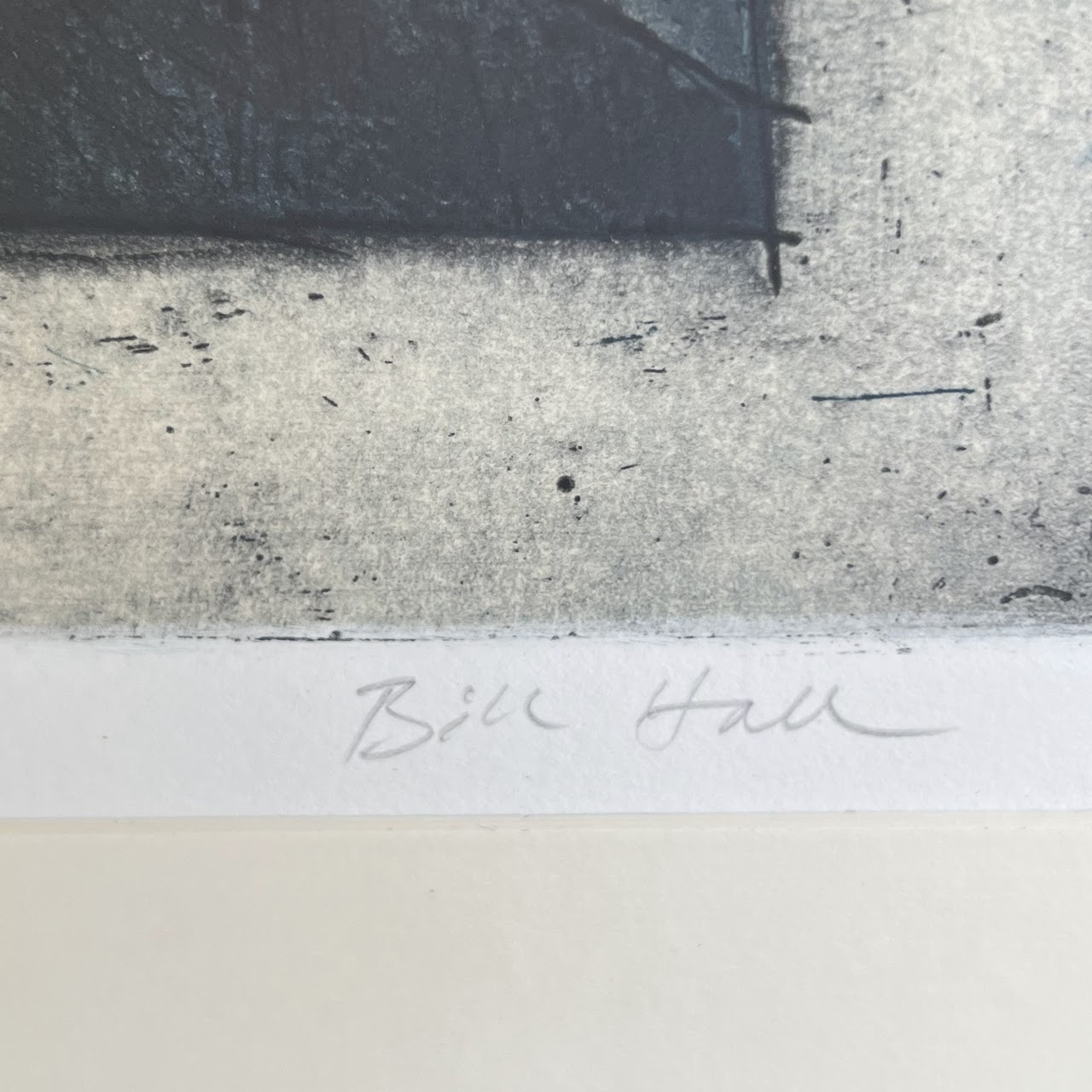 Bill Hall Signed Etching & Aquatint