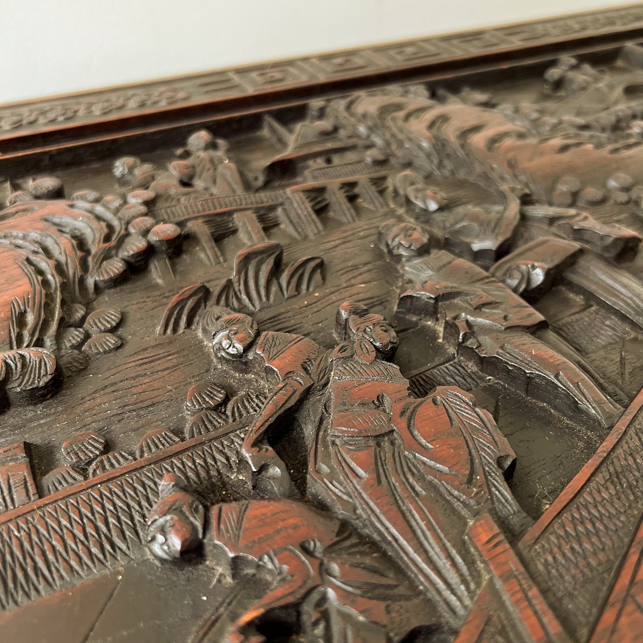 Chinese Carved Camphor Chest