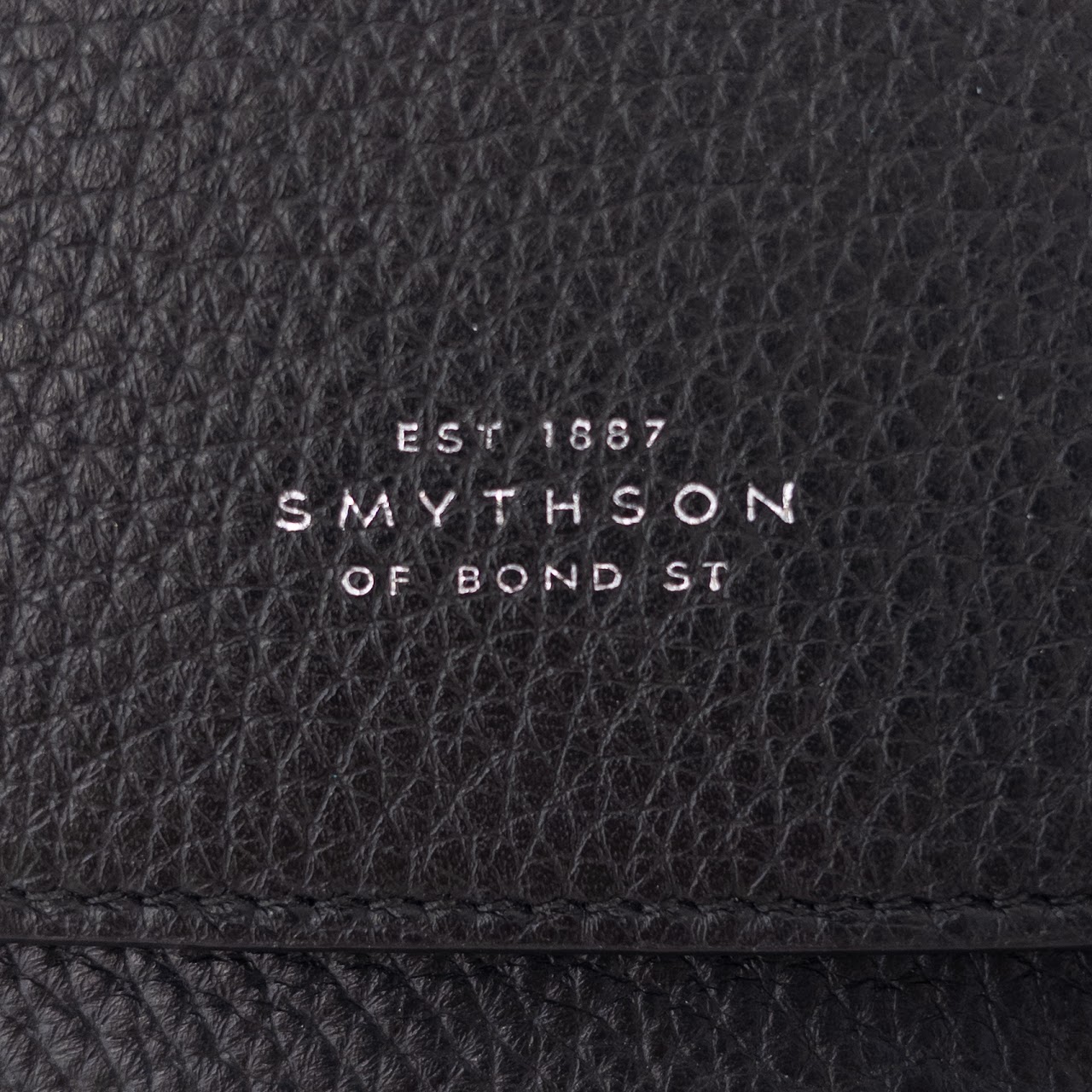 Smythson of Bond Street Leather Shoulder Bag